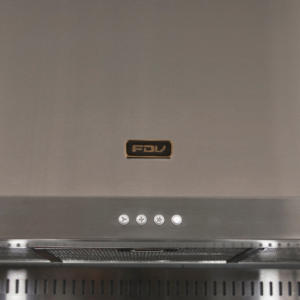Campana de Pared Unique 90 cm 780 m3/h FDV - Caja Dañada-Campanas de Pared
