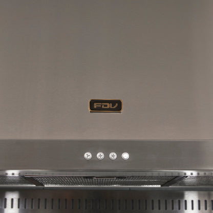 Campana de Pared Unique 90 cm 780 m3/h FDV - Caja Dañada-Campanas de Pared