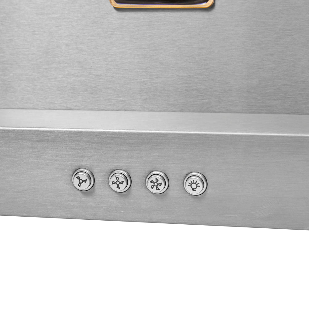 Campana de Pared Unique 90 cm 780 m3/h FDV - Caja Dañada-Campanas de Pared