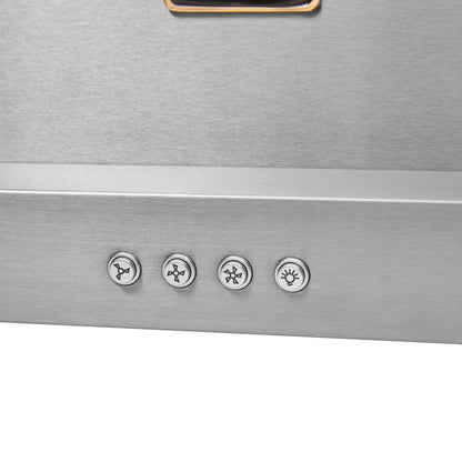 Campana de Pared Unique 90 cm 780 m3/h FDV - Caja Dañada-Campanas de Pared