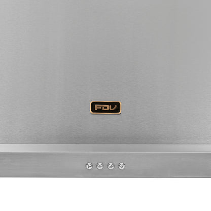 Campana de Pared Unique 90 cm 780 m3/h FDV - Caja Dañada-Campanas de Pared