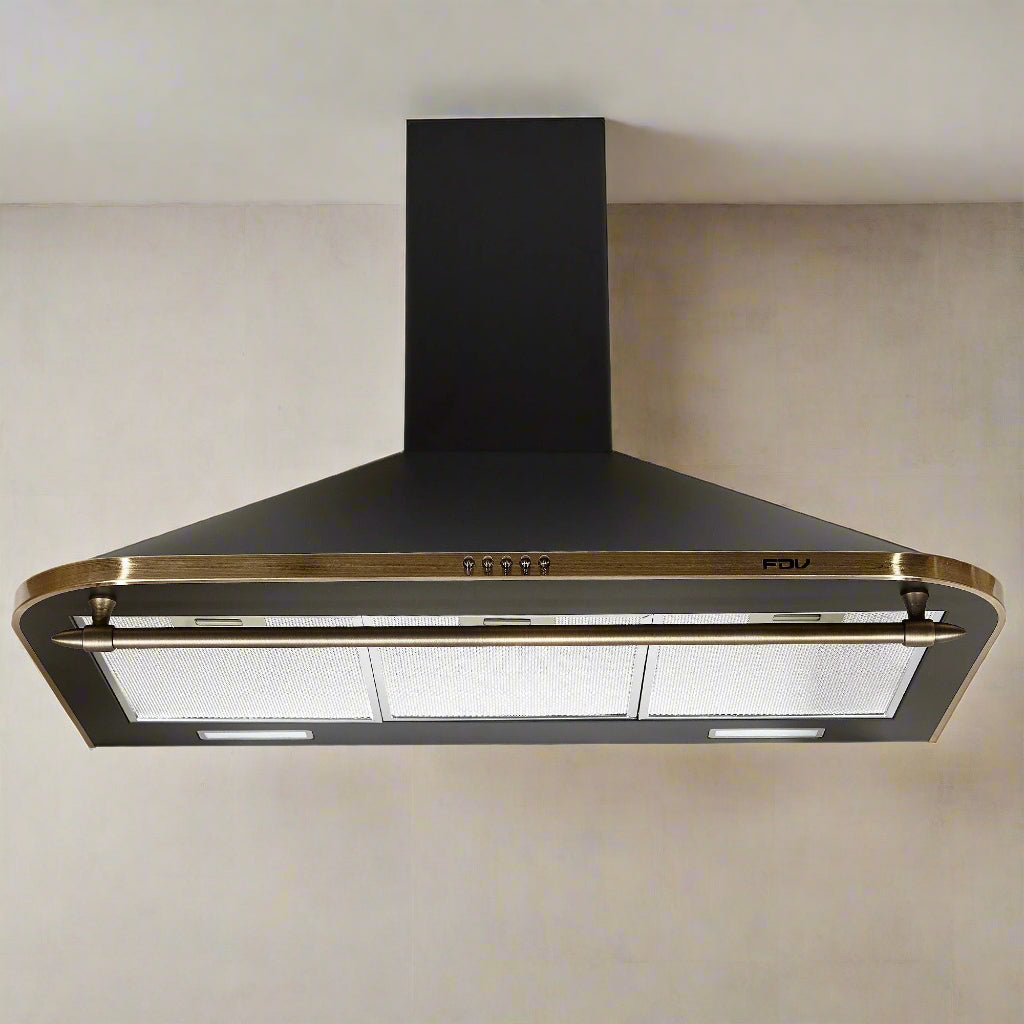 Campana de Pared Vintage 90 cm 700 m3/h FDV - Caja Dañada-Campanas de Pared