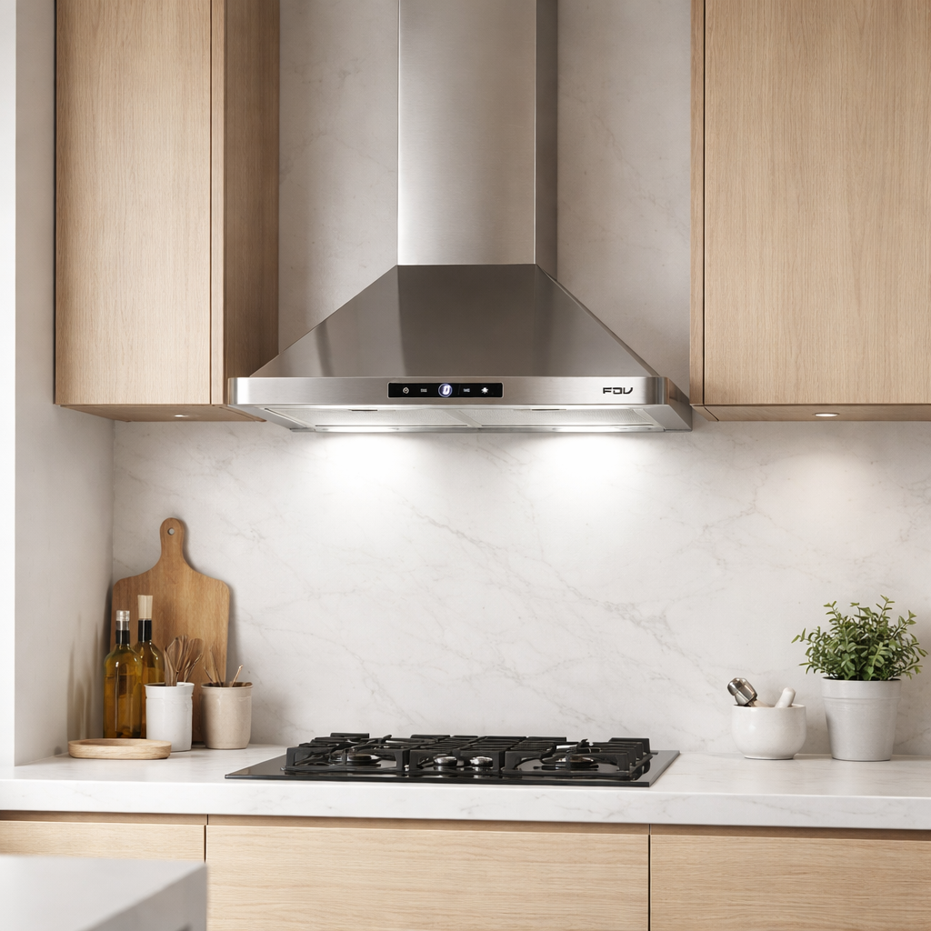 Campana Decorativa New Conic 60 FDV 780 m3h.-Campanas de Pared