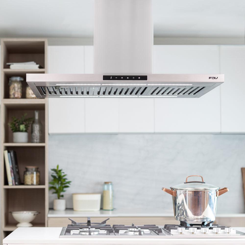 Campana Isla Elite 90 cm 700 m3/h FDV-Kitchen Center