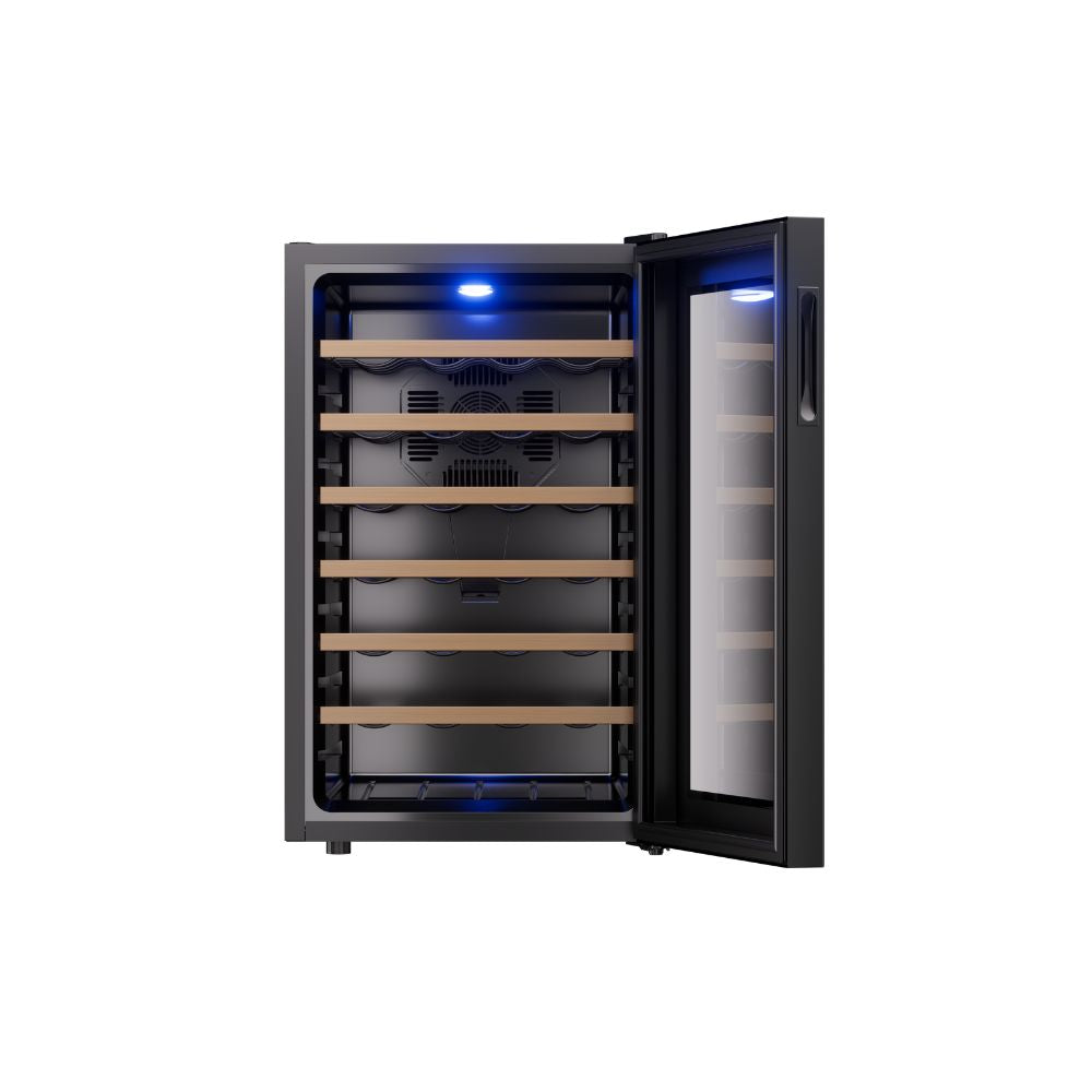 Cava de Vino Termoeléctrica 28 Botellas Panel Touch Noblex2#Negro
