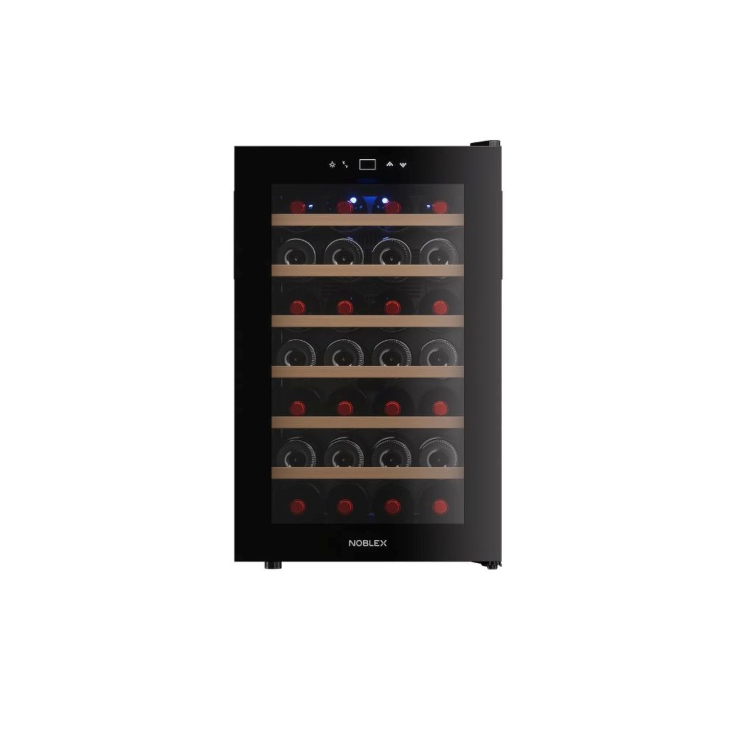 Cava de Vino Termoeléctrica 28 Botellas Panel Touch Noblex1#Negro