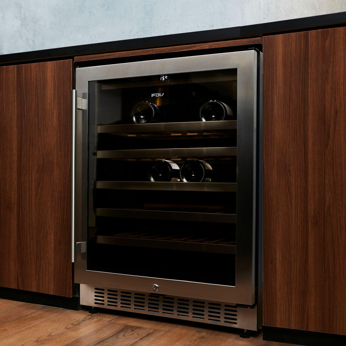 Cava de Vinos 135 Lts con Cerradura y Control Digital FDV - Caja Dañada-Cavas