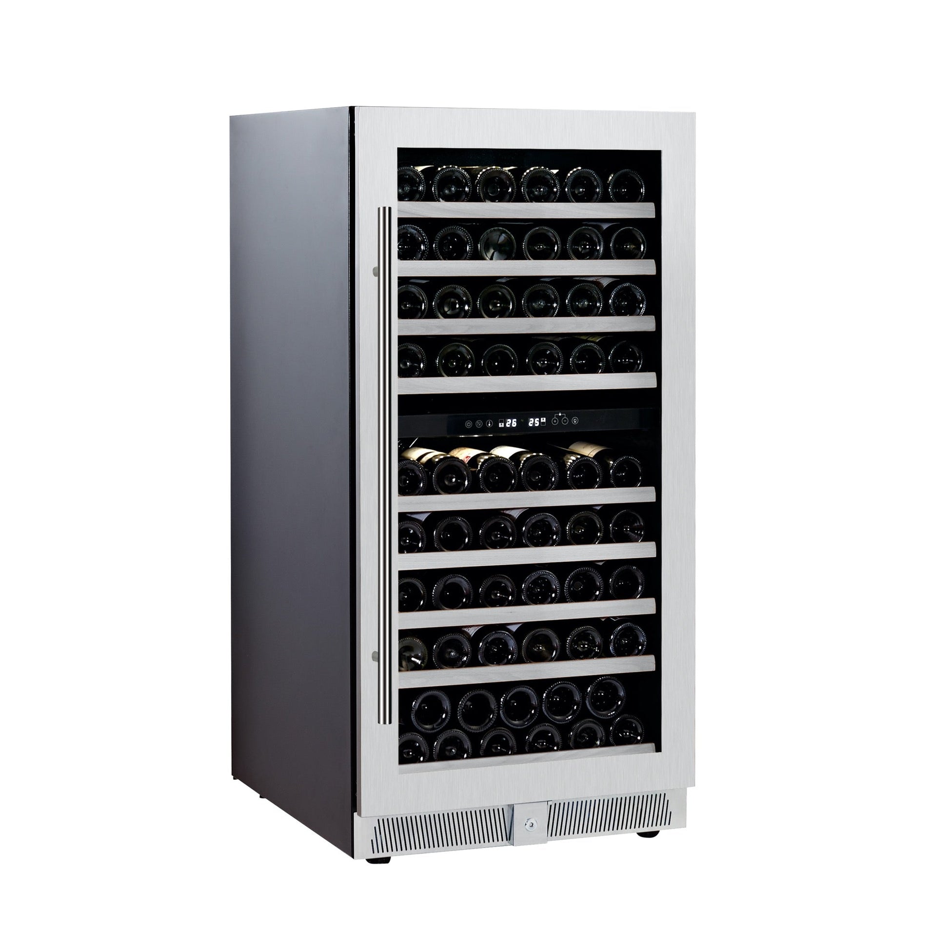 Cava De Vinos Premium Climatizada Bizona 99 Botellas Bacool5#Negro