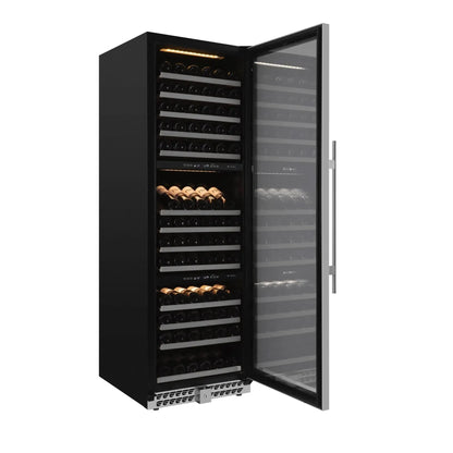 Cava de Vinos Premium Climatizada Trizona 154 Botellas Bacool3#Negro