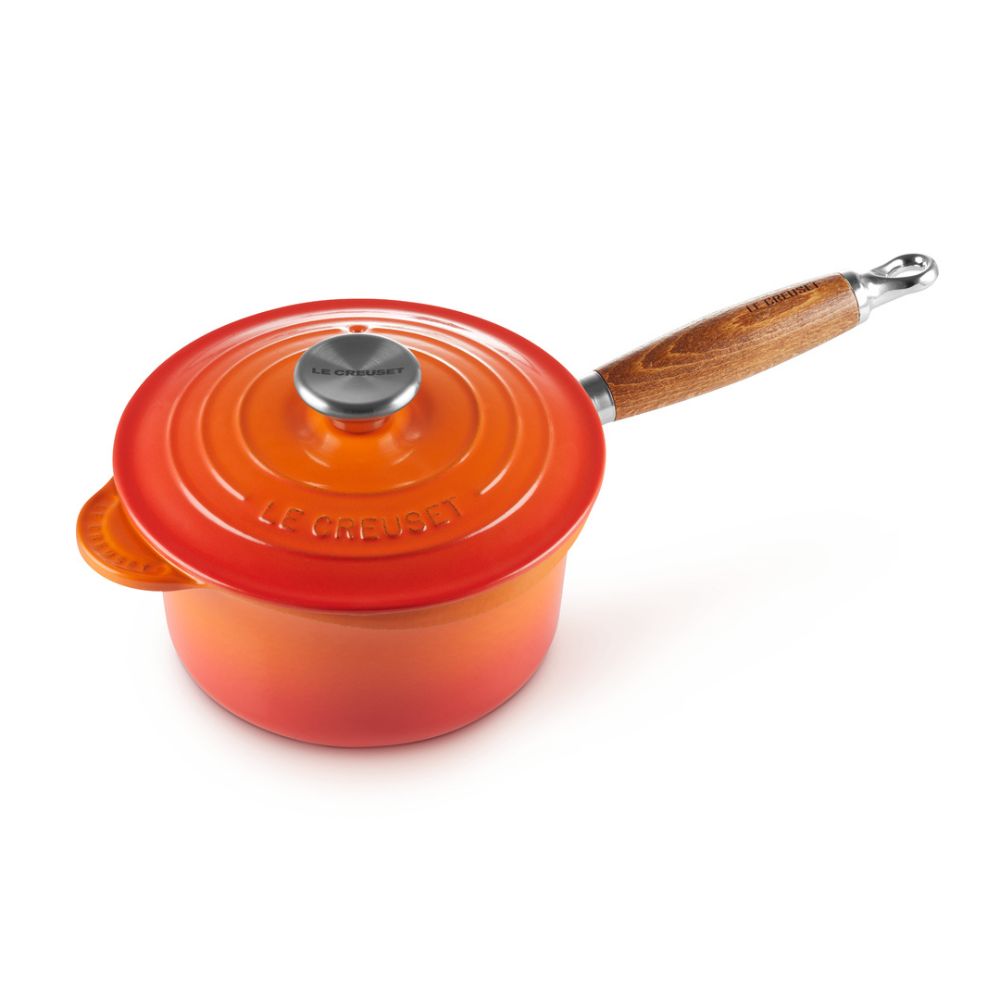 Cazo Mango Madera Volcánico 18 Cm Le Creuset1#Naranjo