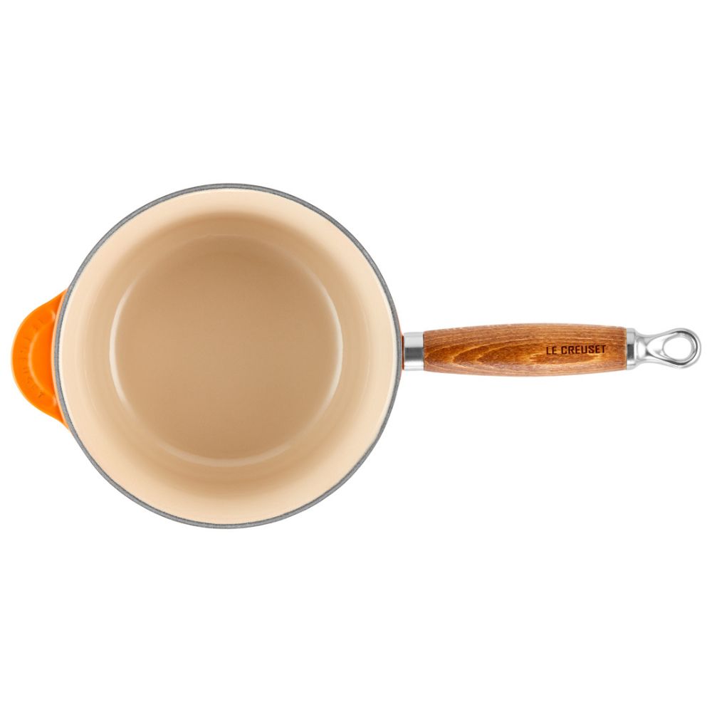 Cazo Mango Madera Volcánico 18 Cm Le Creuset3#Naranjo