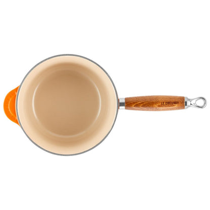 Cazo Mango Madera Volcánico 18 Cm Le Creuset3#Naranjo