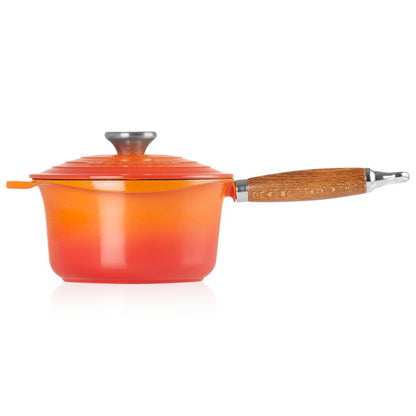 Cazo Mango Madera Volcánico 18 Cm Le Creuset2#Naranjo
