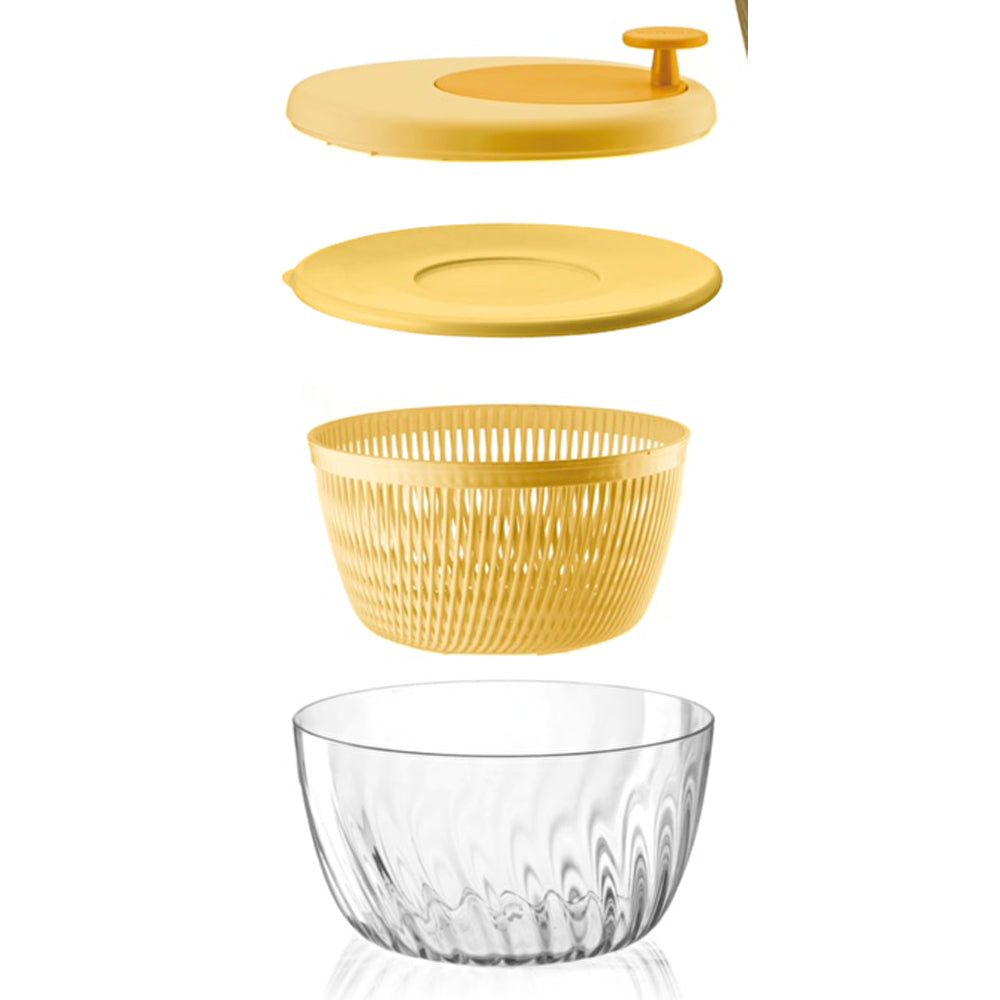 Centrífuga Ensalada Spin&Store Guzzini9#Amarillo