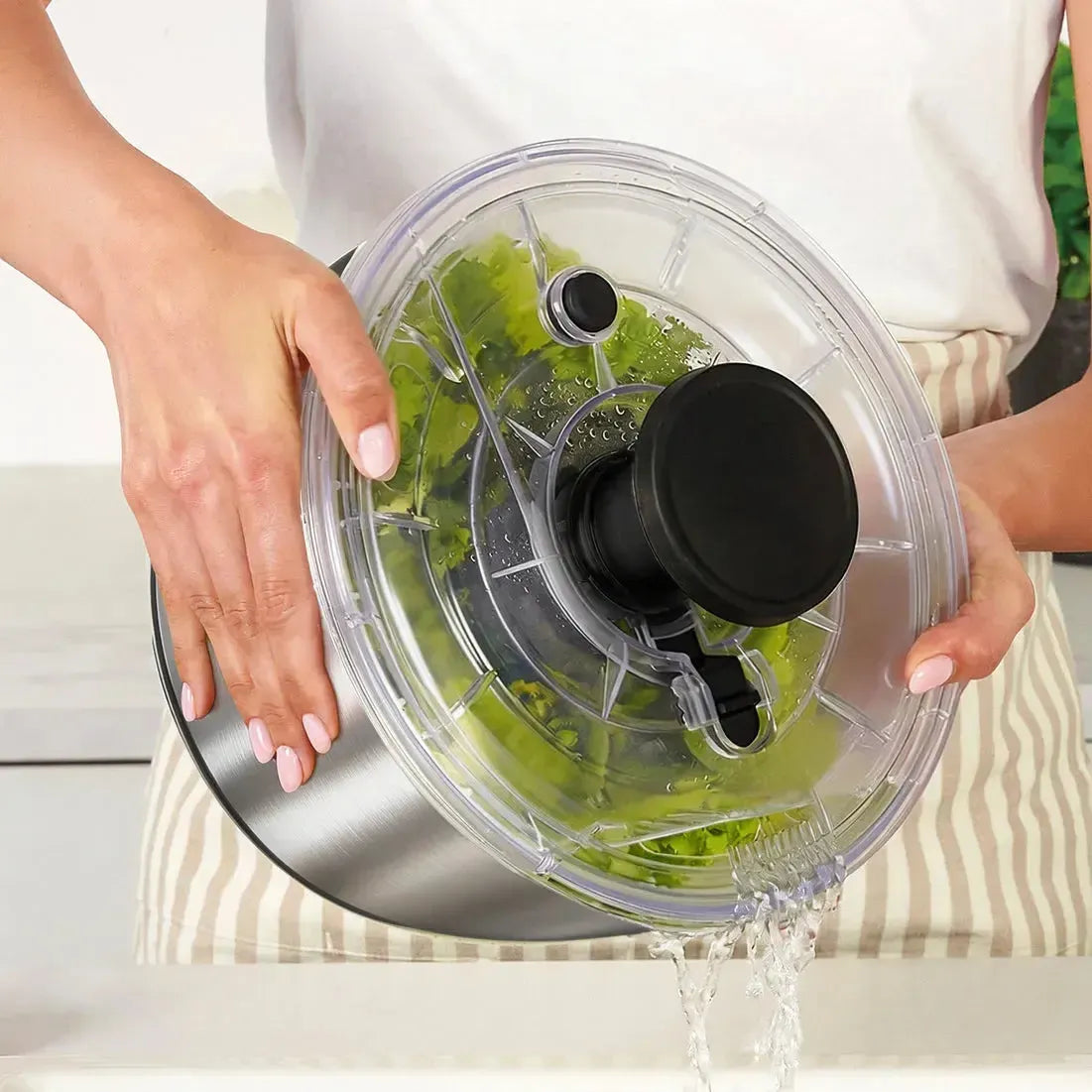 Centrifugador y Mandolina para Verduras 5 Cuchillas Simple Cook-Mandolinas