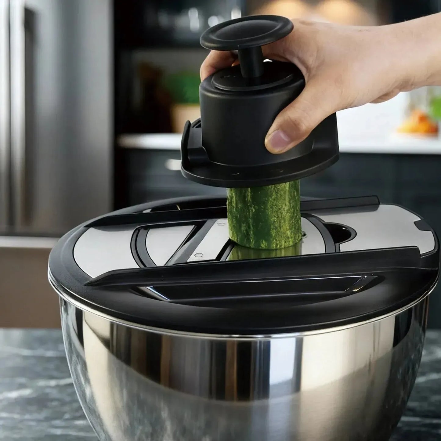 Centrifugador y Mandolina para Verduras 5 Cuchillas Simple Cook-Mandolinas