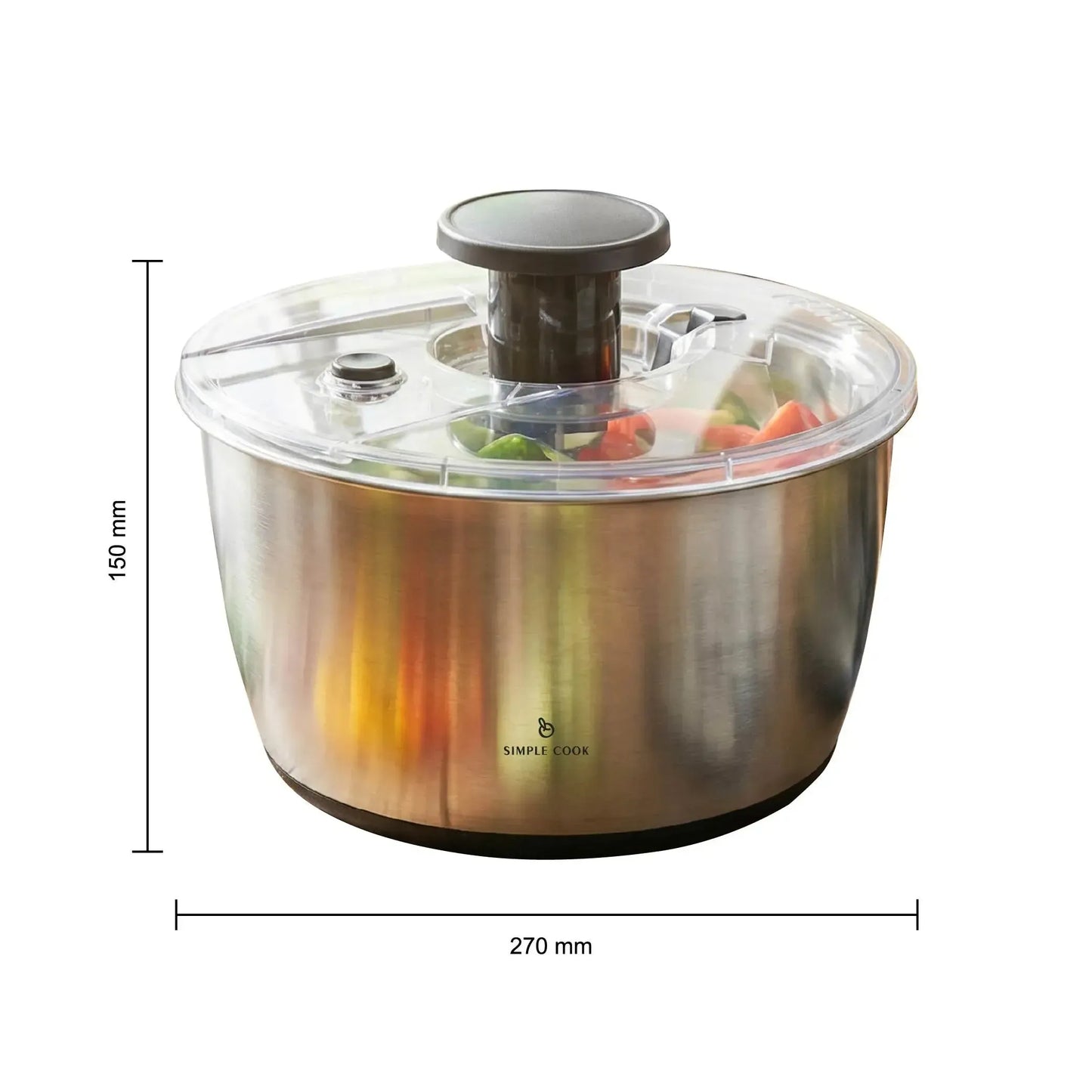 Centrifugador y Mandolina para Verduras 5 Cuchillas Simple Cook-Mandolinas