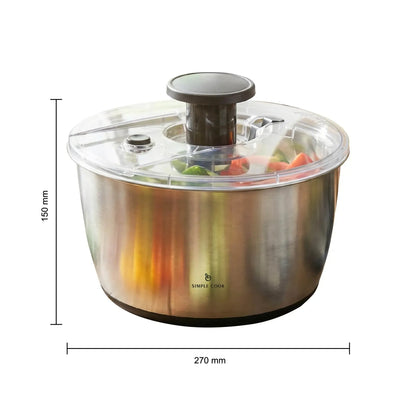 Centrifugador y Mandolina para Verduras 5 Cuchillas Simple Cook-Mandolinas