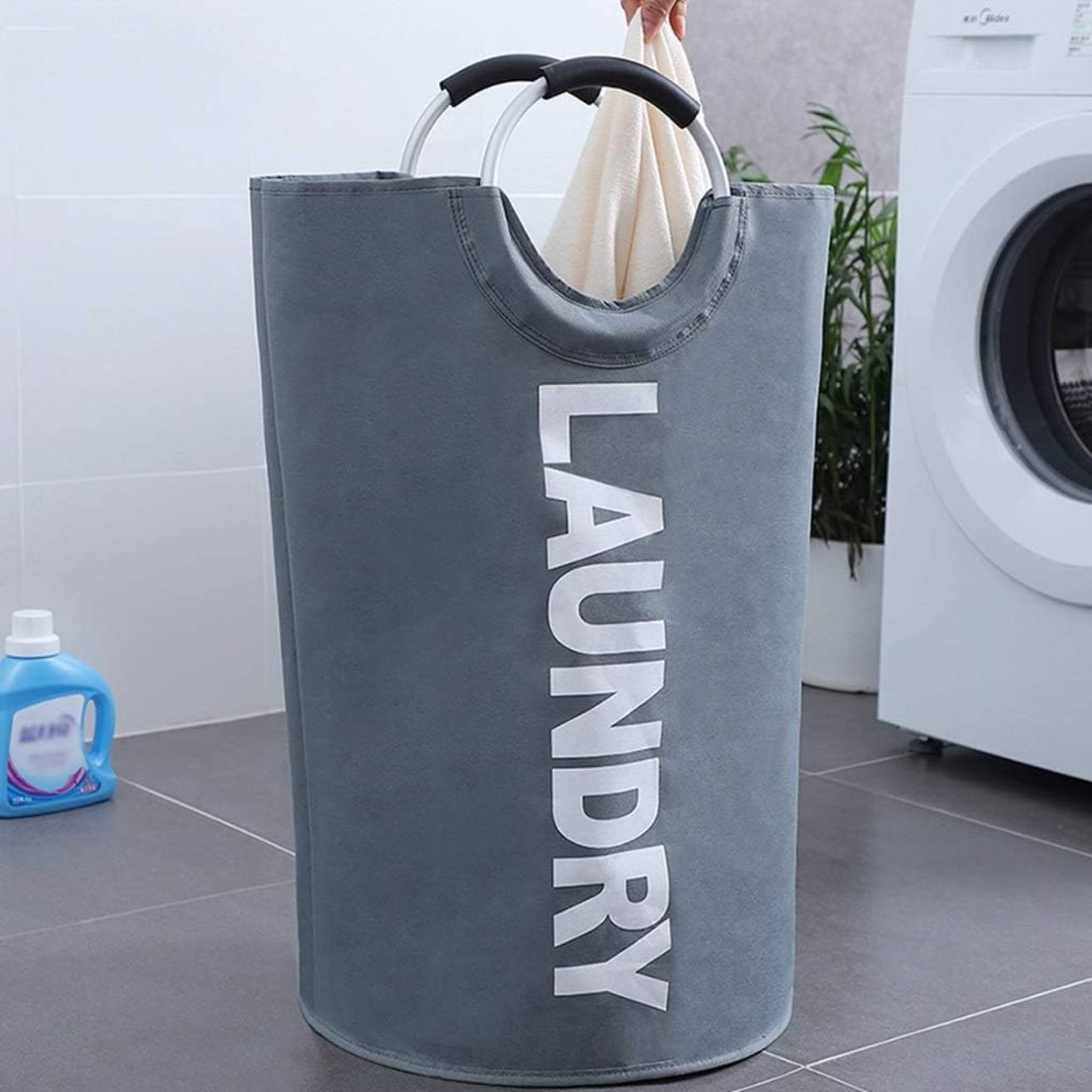 Canasto De Lavandería Para Ropa Laundry Santú Home & Deco3#Gris