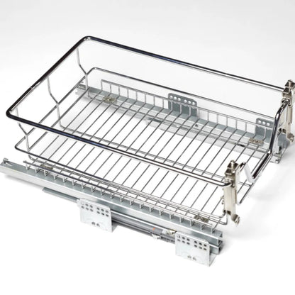 Cesta Extraccion Total 600 mm Fijo Al Frente Cromo-Accesorios de Cocina