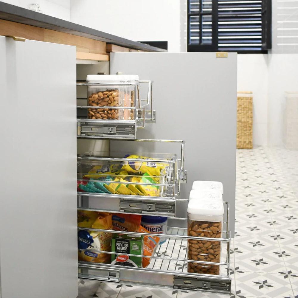 Cesta Multipropósito Cromo 500 mm CasaChic3#Acero