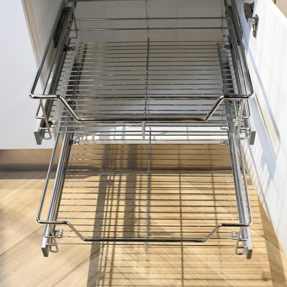 Cesta Multipropósito Cromo 800 mm CasaChic2#Acero