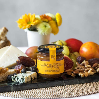 Chutney de Mango y Manzana con Aceite de Oliva Extra Virgen 156 Grs La Chinata