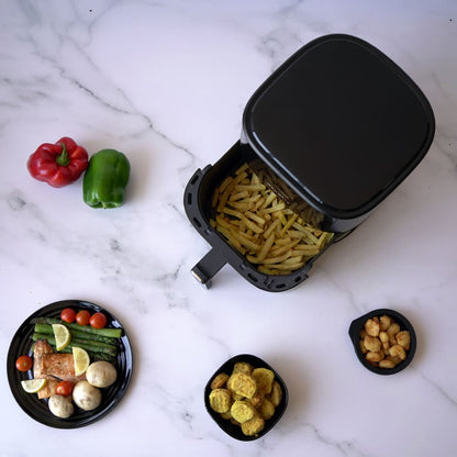 Freidora de Aire  Clear Fry 6 Lts Mouvair3#Negro