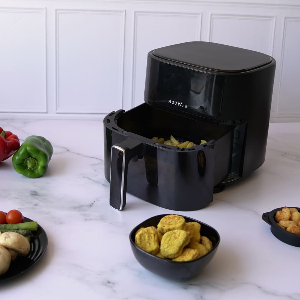 Freidora de Aire  Clear Fry 6 Lts Mouvair4#Negro