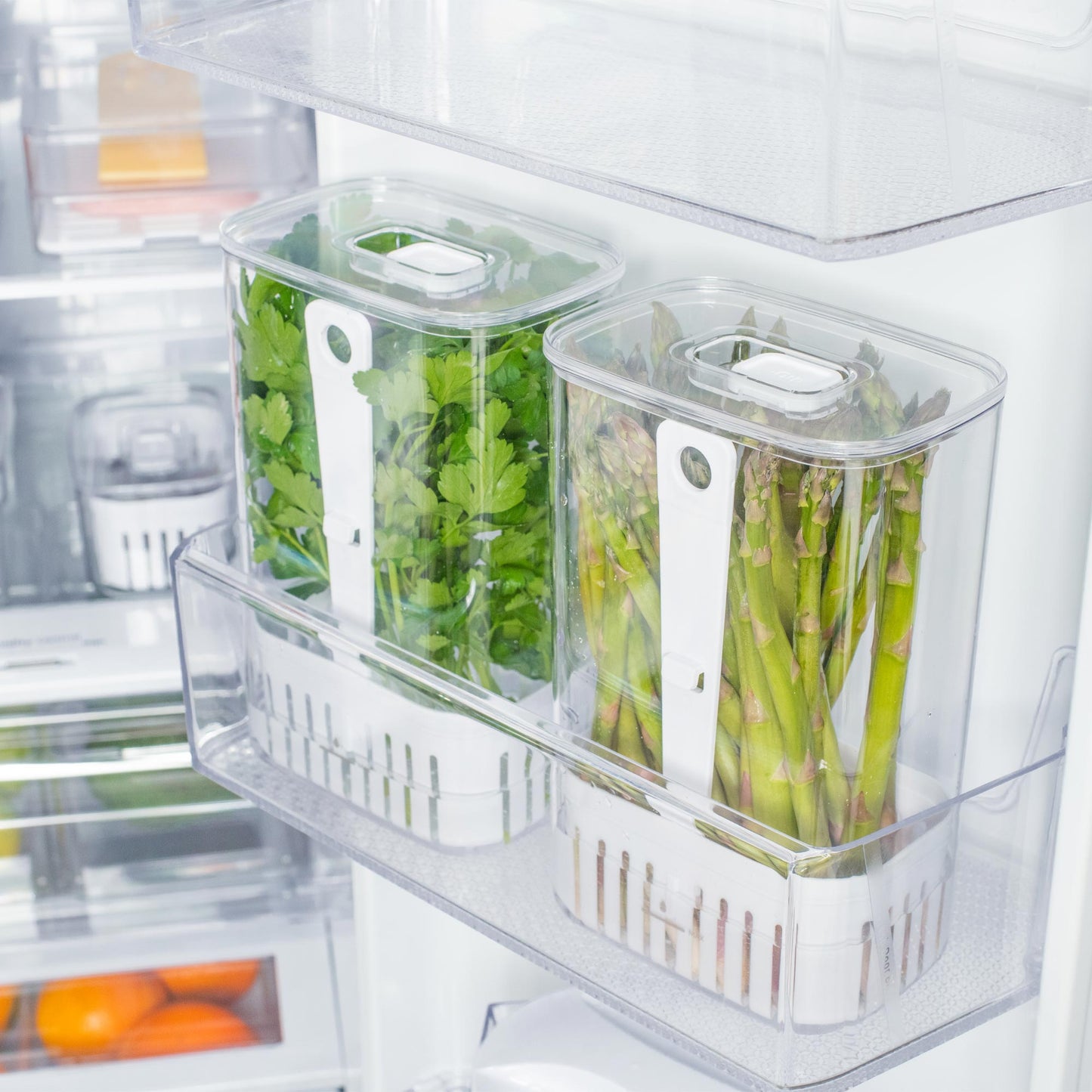 Organizador De Condimentos Refrigerador Clear Fresh 2,3 Lt Ou4#Sin color
