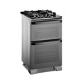 Cocina a Gas 4 Platos Doble Horno Parrillas Hierro Fundido AirFry F4EAD-Cocinas a Gas