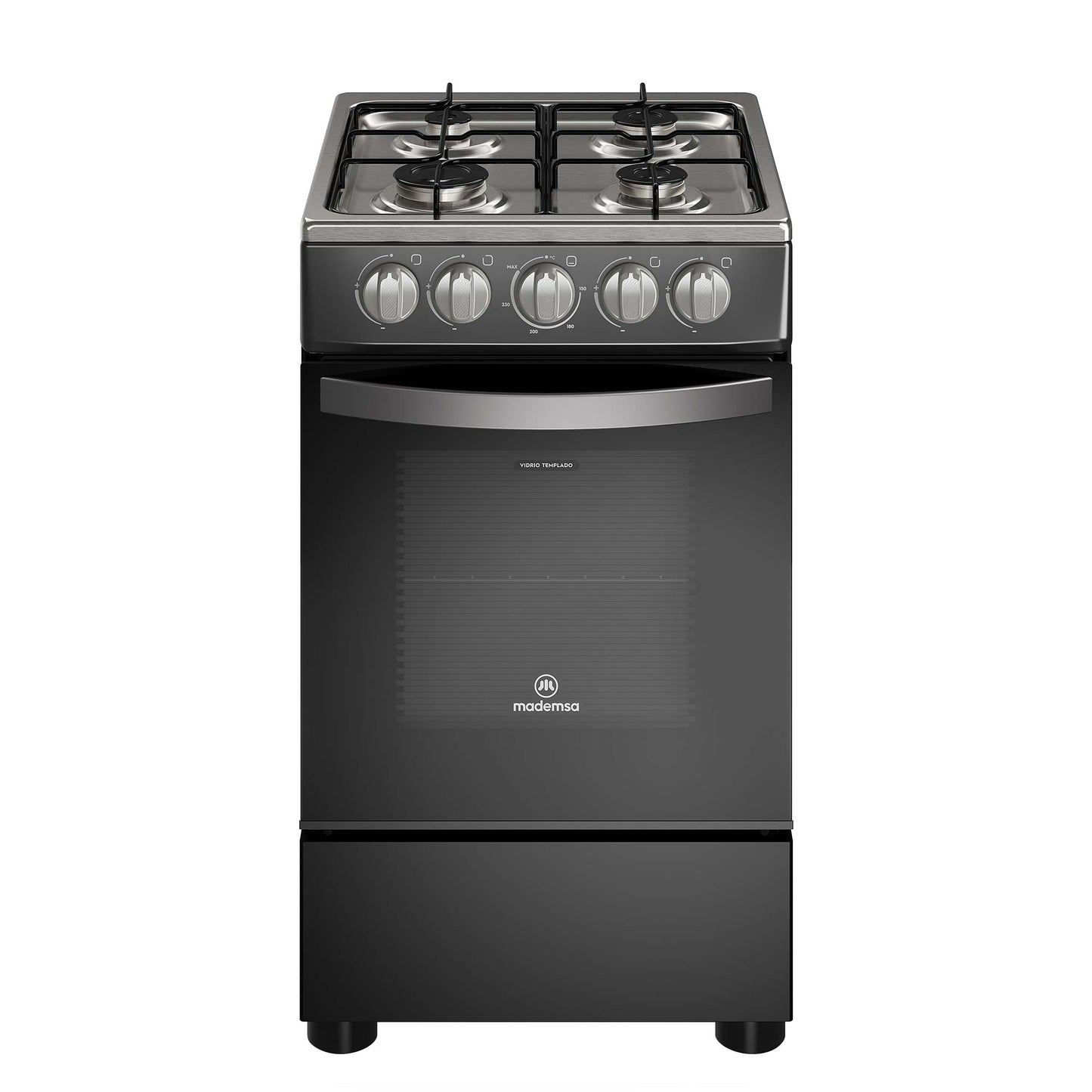 Cocina a Gas 4 Platos LimpiaFácil y Alambrón FM4IP Mademsa-Cocinas a Gas