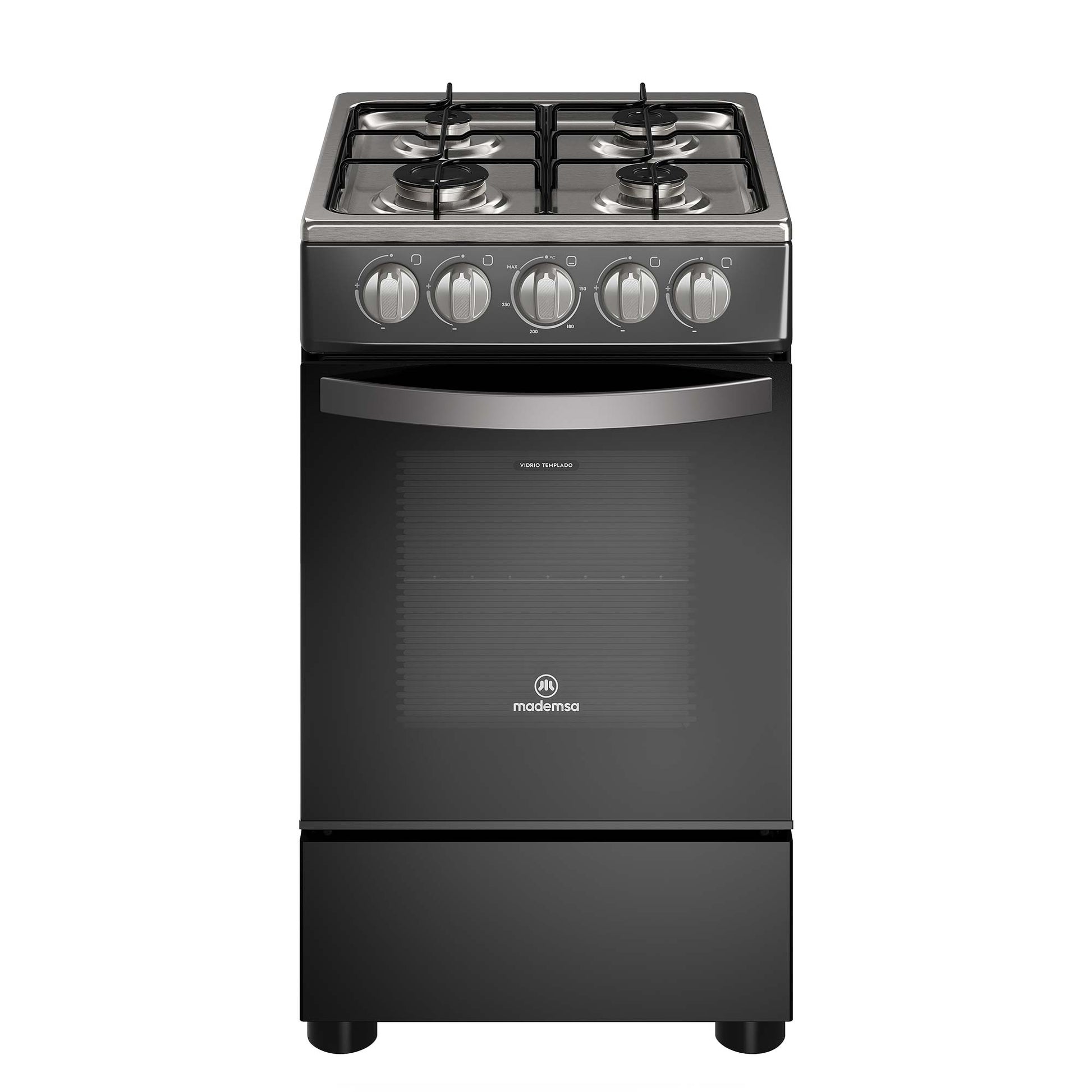 Cocina a Gas 4 Platos LimpiaFácil y Alambrón FM4IP Mademsa-Cocinas a Gas