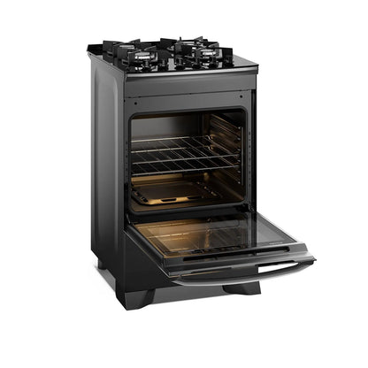 Cocina a Gas 4 Platos Parrillas Hierro Fundido F4EPB-Cocinas a Gas