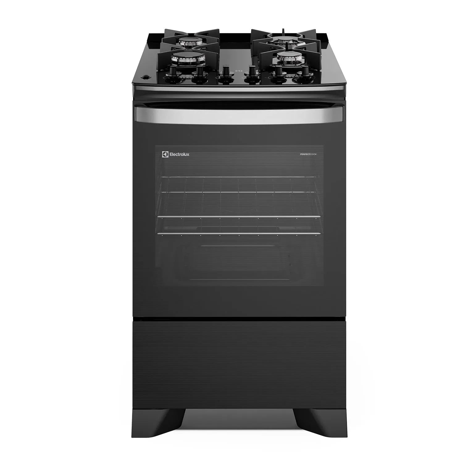 Cocina a Gas 4 Platos Parrillas Hierro Fundido F4EPB-Cocinas a Gas