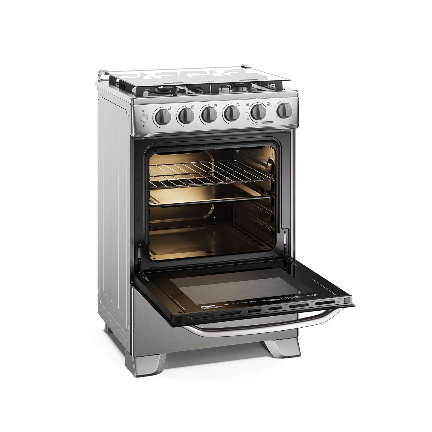 Cocina a Gas 4 Platos VaporBake, Triple Llama y Grill FE4SXC Electrolux-Cocinas a Gas