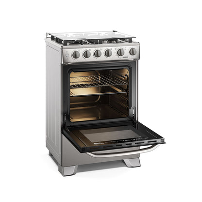 Cocina a Gas 4 Platos VaporBake, Triple Llama y Grill FE4SXC Electrolux-Cocinas a Gas