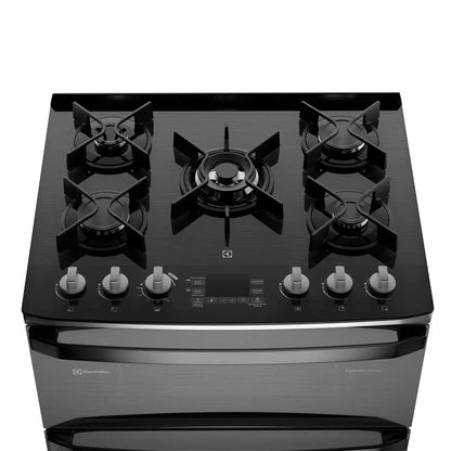 Cocina a Gas 5 Platos Doble Horno Parrillas Hierro Fundido y AirFry F5EAD-Cocinas a Gas