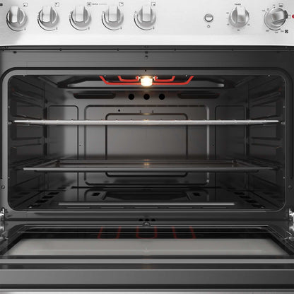 Cocina a Gas 5 Platos VaporBake Triple Llama F 5500 T Fensa10#Acero