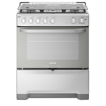 Cocina a Gas 5 Platos VaporBake Triple Llama F 5500 T Fensa2#Acero