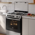 Cocina a Gas 5 Platos Horno Vapor y Triple Llama FM5SSC Mademsa-Cocinas a Gas