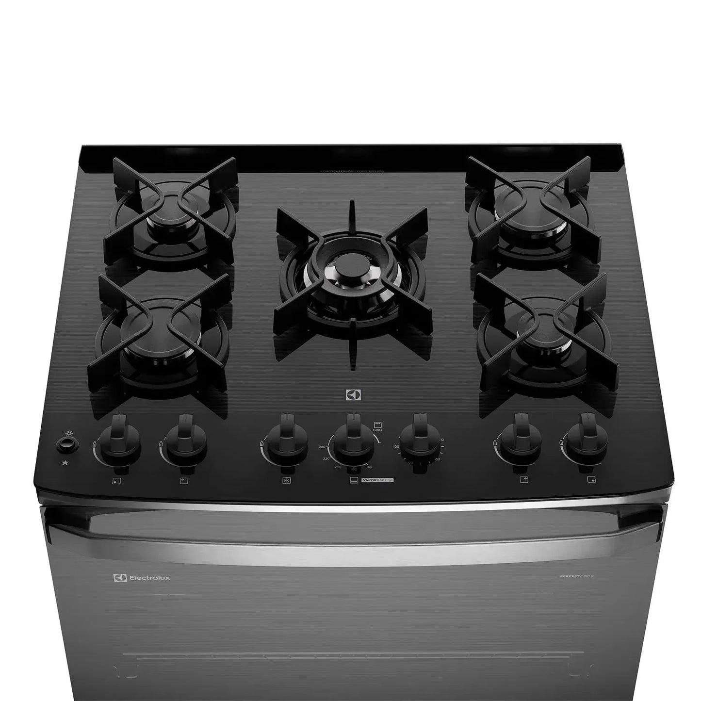 Cocina a Gas 5 Platos Parrillas Hierro Fundido F5EPG-Cocinas a Gas