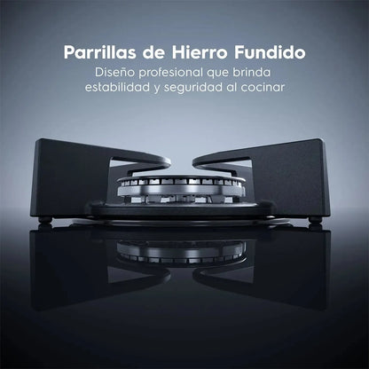 Cocina a Gas 5 Platos Parrillas Hierro Fundido F5EPG-Cocinas a Gas