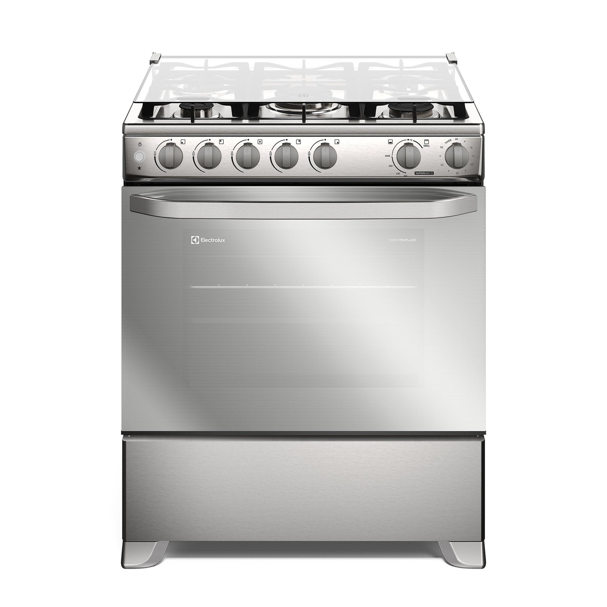 Cocina a Gas 5 Platos VaporBake, Triple Llama y Grill FE5SXC Electrolux-Cocinas a Gas