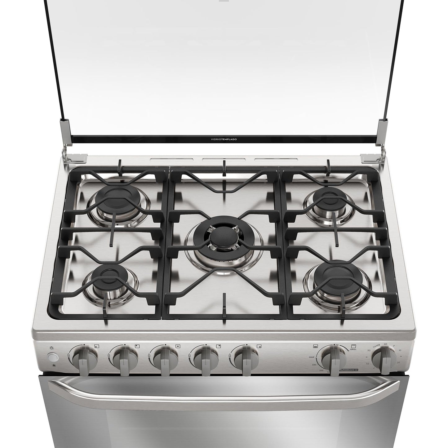 Cocina a Gas 5 Platos VaporBake, Triple Llama y Grill FE5SXC Electrolux-Cocinas a Gas