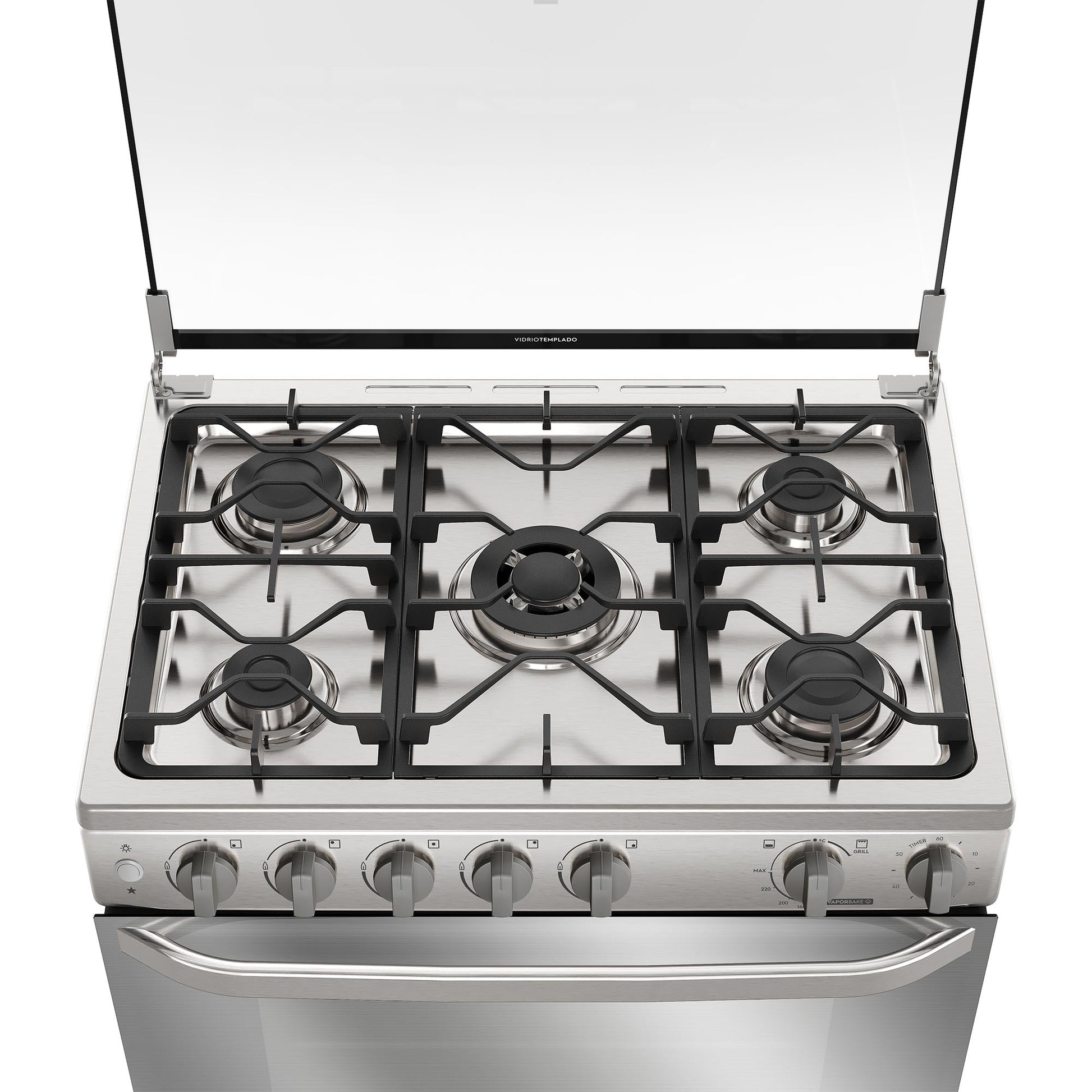 Cocina a Gas 5 Platos VaporBake, Triple Llama y Grill FE5SXC Electrolux-Cocinas a Gas