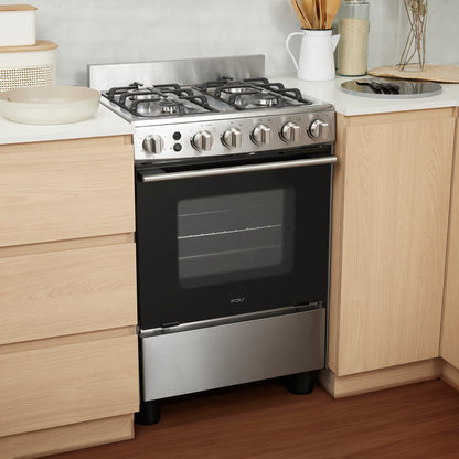 Cocina a Gas FS Design 4 Quemadores FDV - Caja Dañada-Cocinas a Gas