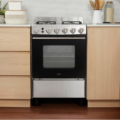 Cocina a Gas FS Design 4 Quemadores FDV - Caja Dañada-Cocinas a Gas