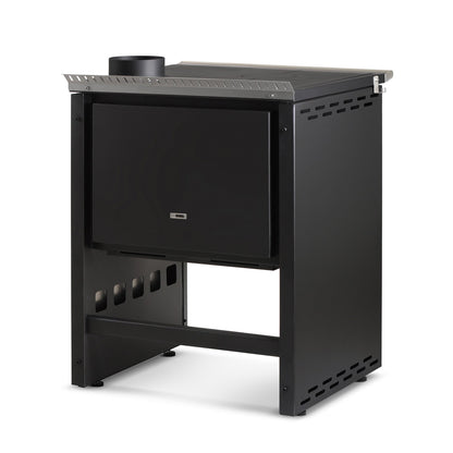 Cocina A Leña Ares 70 Charcoal Bosca6#Negro