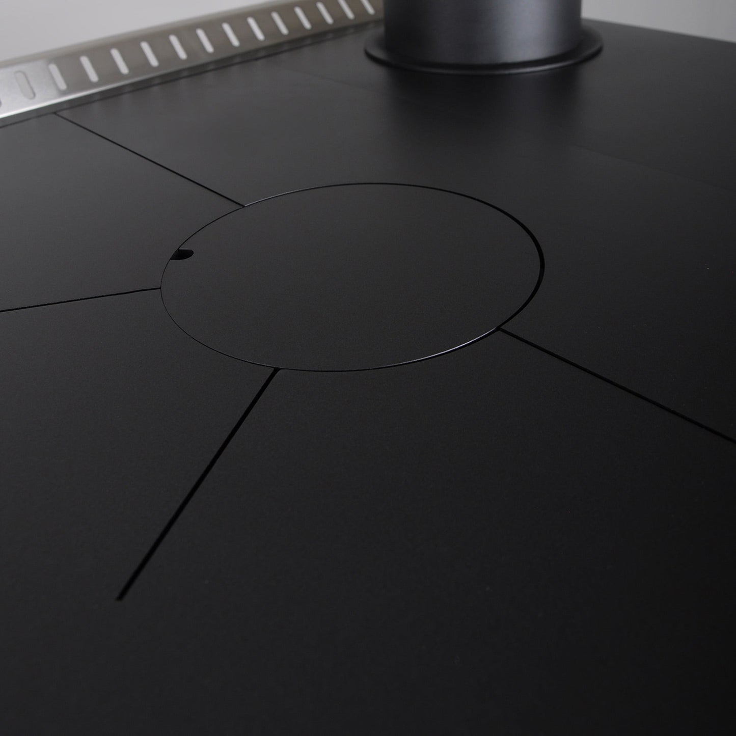 Cocina A Leña Ares 70 Charcoal Bosca7#Negro